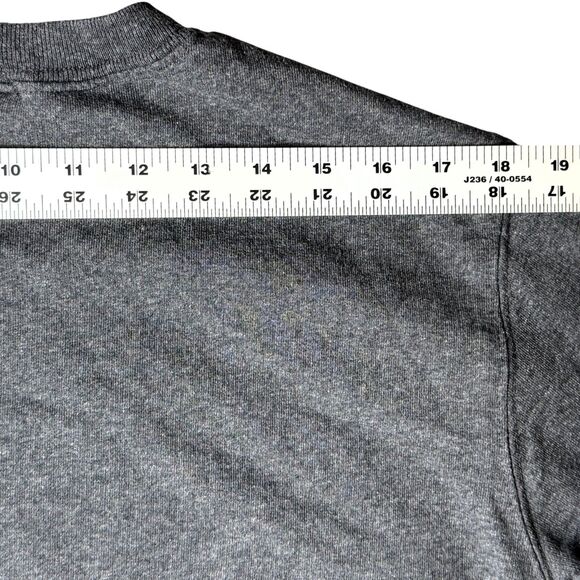 Hot Cotton by Marc Ware Gray Sweatshirt Womens Medium Snowman Patch Vintage 90s - Picture 6 of 12